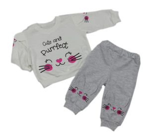 Dres niemowlęcy dla dziewczynki - buzia królika