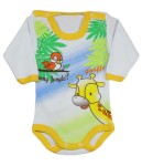 Body dla niemowlaka z długim rękawem - żyrafa 