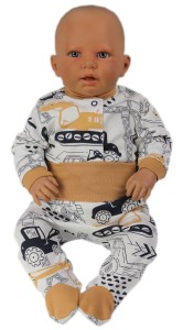 Półśpioszki z bodami - w koparki 