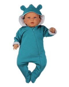 Kombinezon przejściowy wiosna-lato-jesień - turkusowy 