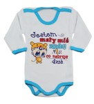 Body z nadrukiem długi rękaw - Jestem mały miś...