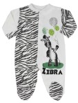 Pajac rozpinany - zebra 