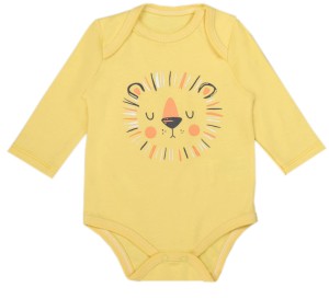 Body długi rękaw żółte - Lew 