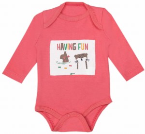 Body niemowlęce z długim rękawem - Having Fun