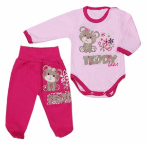 Komplet półśpiochy plus body - Miś Teddy