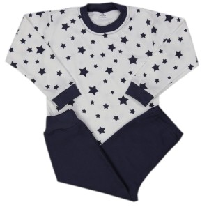 Piżama dla przedszkolaka długi rękaw - GWIAZDKI