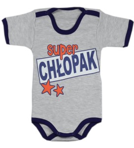 Body niemowlęce z nadrukiem - Super Chłopak