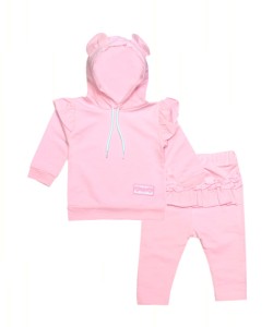 Komplet dresowy dziewczęcy - różowy