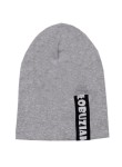 Czapeczka chłopięca szara - ŁOBUZIAK