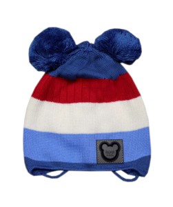 Czapka wiązana kolorowa nr.4 - Bear Cool