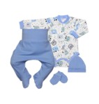 Wyprawka niemowlęca 4 częściowa - Misie