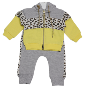 Komplet dresowy bluza + spodnie - Panterka