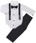 Komplet elegancki 4 częściowy - biały