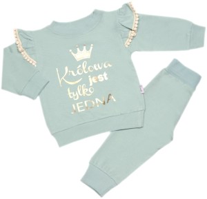 Dresy niemowlęce Królowa - miętowe