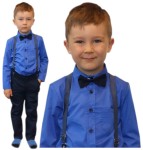 Komplet wizytowy chłopięcy 5-8 - granatowy