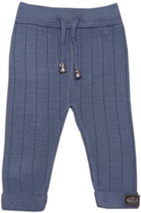 Legginsy getry dziecięce - prążki niebieskie