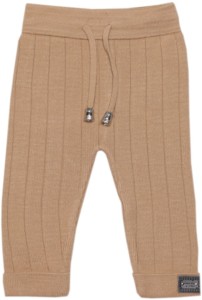 Getry dziecięce prążki - brązowe