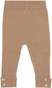 Getry Spodenki gładkie - prążki brązowe