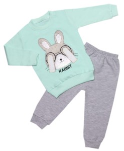Dres 2 częściowy miętowy 74-92 - Rabbit 