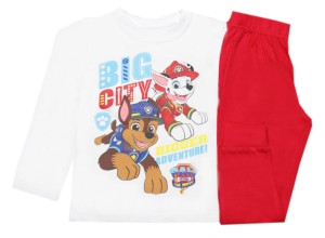 Piżama chłopięca 98-128 cm biała - PSI PATROL