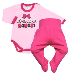 Wyprawka body półśpiochy 56-68 cm - Córeczka Mamusi