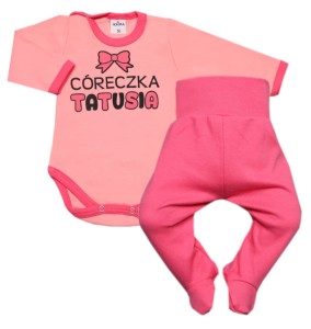 Wyprawka body półśpiochy 56-68 cm - Córeczka Tatusia