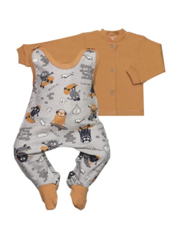 komplet-niemowlęcy-kaftan-śpioszki-56-potworki-1.jpg