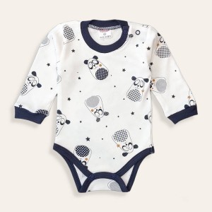 Body długi rękaw z nadrukiem 56-86 - Panda 