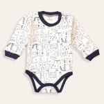 Body niemowlęce z długim rękawem 56-86 - Kotki 