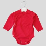 Body niemowlęce kopertowe 56-68 - Czerwone 