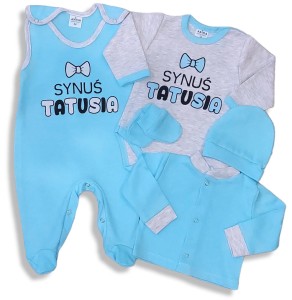 Komplet wyprawkowy niemowlęcy - Synuś Tatusia