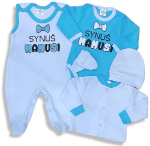 Wyprawka 5 częściowa do szpitala 56-62 cm - Synuś Mamusi