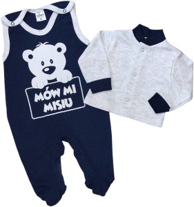 Komplet śpioch + kaftan 56-62cm - Mów Mi Misiu