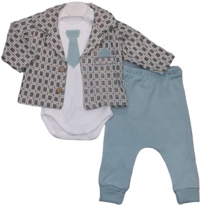 Komplet wizytowy 62-74cm miętowy - Krawat