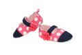 buciki-niemowlęce-dla-dziewczynki-malinowe-w-kropki-z-kwiatkiem.JPG