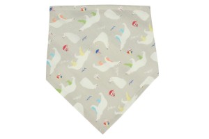 Śliniak niemowlęcy dla chłopca - miś polarny 