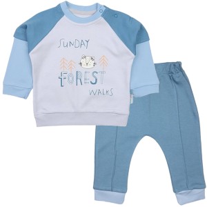 Dres chłopięcy 74-92 cm Forest - Niebieski 