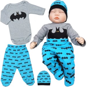 Komplet niemowlęcy 3 częściowy 62/68 - Batman 