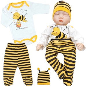 Komplet dla niemowlaka wyprawka 62/68 - pszczółka 