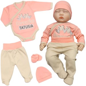 Wyprawka dla noworodka do szpitala 4 części - Córeczka Tatusia