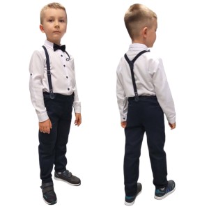 Komplet elegancki do szkoły 4 części 80/140 cm - Galowy