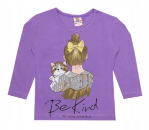 BLUZECZKA BAWEŁNIANA T-SHIRT - BE KIND 