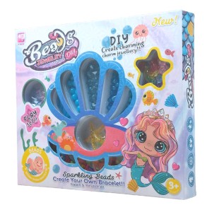  ZESTAW DO TWORZENIA BIŻUTERII BRANSOLETEK - MUSZLA