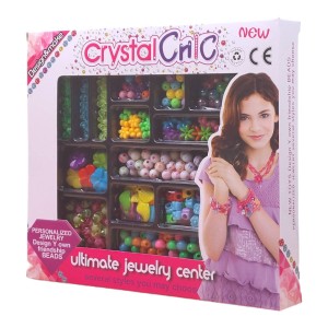 ZESTAW KORALIKÓW DO ROBIENIA BRANSOLETEK KREATYWNY - CRYSTAL