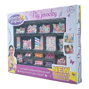 ZESTAW KORALIKÓW DO ROBIENIA BRANSOLETEK - DIY JEWELRY