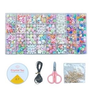 ZESTAW KORALIKÓW DO ROBIENIA BRANSOLETEK