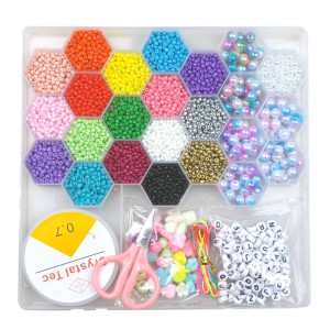 ZESTAW KORALIKÓW DO ROBIENIA BRANSOLETEK - ORGANIZER