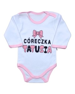 BODY NIEMOWLĘCE Z NADRUKIEM - CÓRECZKA TATUSIA