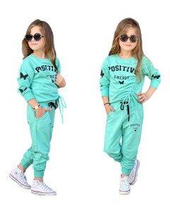 WYGODNY KOMPLET DRESOWY ZIELONY - POSITIVE