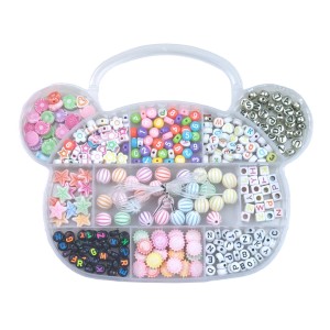 ZESTAW KORALIKI DO ROBIENIA BRANSOLETEK BIZUTERII